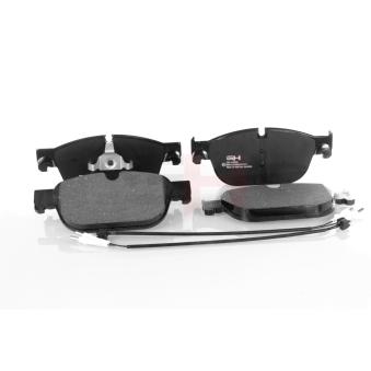 Jeu de 4 plaquettes de frein avant GH OEM 1611839380