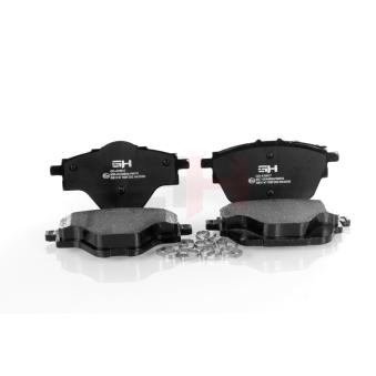 Jeu de 4 plaquettes de frein arrière GH OEM 95525386