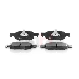 Jeu de 4 plaquettes de frein avant GH OEM 4106000Q0C