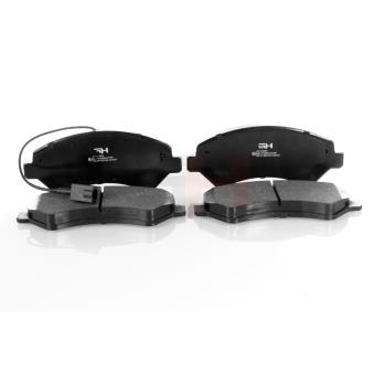Jeu de 4 plaquettes de frein avant GH OEM 77367093