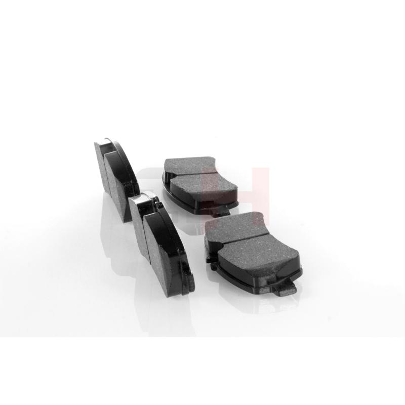Jeu de 4 plaquettes de frein arrière GH GH-411004 - Visuel 1