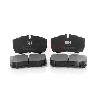 Jeu de 4 plaquettes de frein arrière GH OEM 1718023