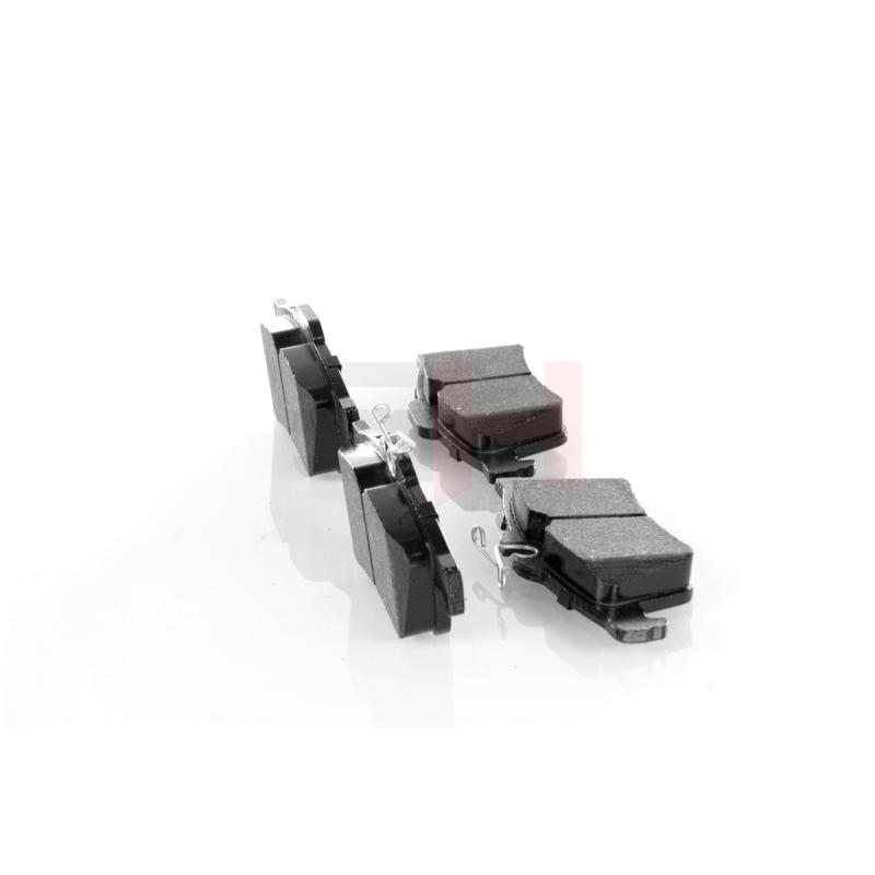 Jeu de 4 plaquettes de frein arrière GH GH-411014 - Visuel 1