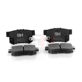 Jeu de 4 plaquettes de frein arrière GH OEM 06430S0KJ00