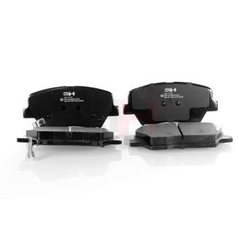 Jeu de 4 plaquettes de frein avant GH OEM 581013VA90