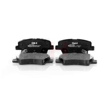 Jeu de 4 plaquettes de frein arrière GH OEM 583022TA40