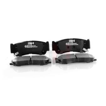 Jeu de 4 plaquettes de frein arrière GH OEM 583024AA00