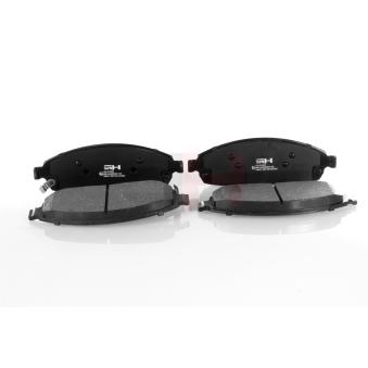 Jeu de 4 plaquettes de frein avant GH OEM K68028967AA