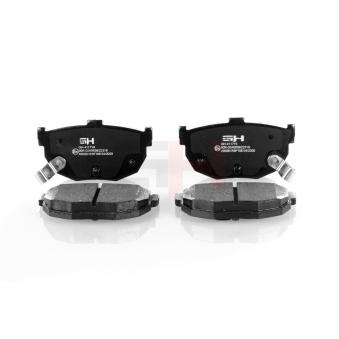 Jeu de 4 plaquettes de frein arrière GH OEM 583021MA00