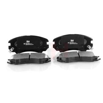 Jeu de 4 plaquettes de frein avant GH OEM 581013CA80