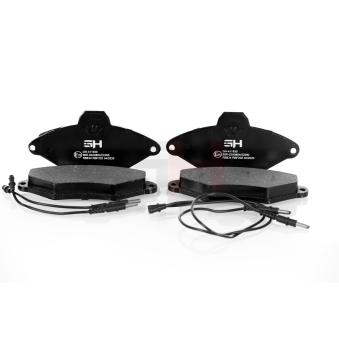 Jeu de 4 plaquettes de frein avant GH OEM 425156