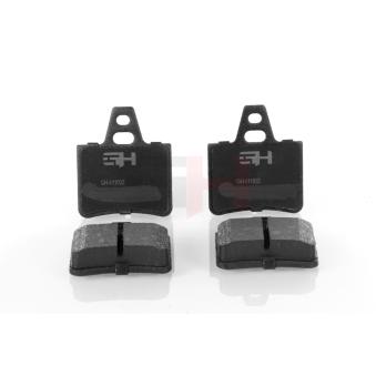 Jeu de 4 plaquettes de frein arrière GH OEM 95667788
