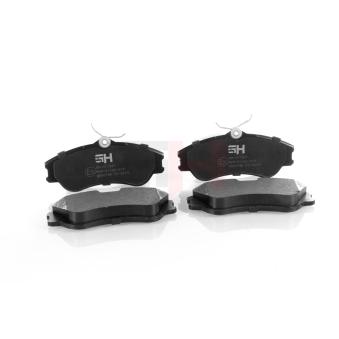 Jeu de 4 plaquettes de frein avant GH OEM 1617273180