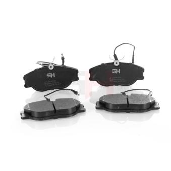 Jeu de 4 plaquettes de frein avant GH OEM 9404251238