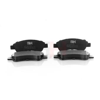 Jeu de 4 plaquettes de frein arrière GH OEM 71772817 Jeu de 4 plaquettes de frein arrière GH OEM 71772817
