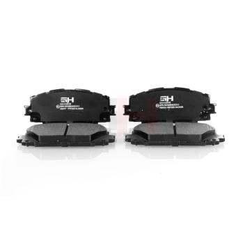 Jeu de 4 plaquettes de frein avant GH OEM 044650W141