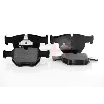 Jeu de 4 plaquettes de frein avant GH OEM 34112180419