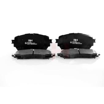 Jeu de 4 plaquettes de frein avant GH OEM g4ya3328z