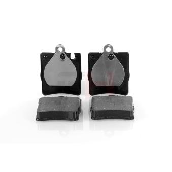 Jeu de 4 plaquettes de frein arrière GH OEM A0024205220