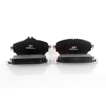 Jeu de 4 plaquettes de frein avant GH OEM 0004208700