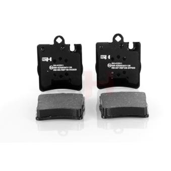 Jeu de 4 plaquettes de frein arrière GH OEM A0024205220