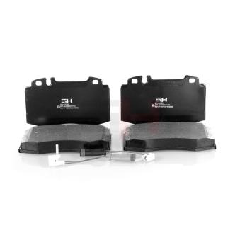 Jeu de 4 plaquettes de frein avant GH OEM 0034200820