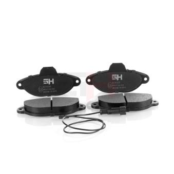 Jeu de 4 plaquettes de frein avant GH OEM 71754214