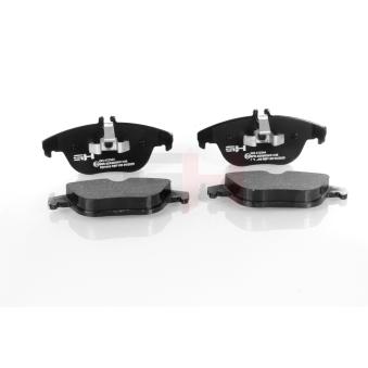Jeu de 4 plaquettes de frein arrière GH OEM 0064206120