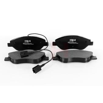 Jeu de 4 plaquettes de frein avant GH OEM 77362196