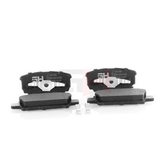 Jeu de 4 plaquettes de frein arrière GH OEM 4605A336
