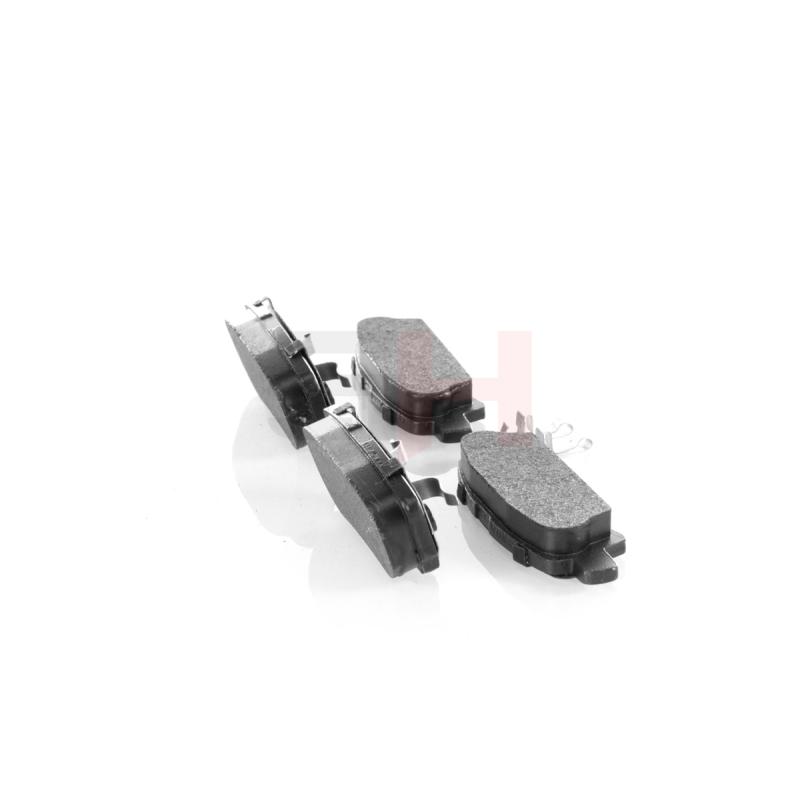 Jeu de 4 plaquettes de frein arrière GH GH-412506 - Visuel 1