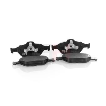 Jeu de 4 plaquettes de frein avant GH OEM YS6J2K021DB