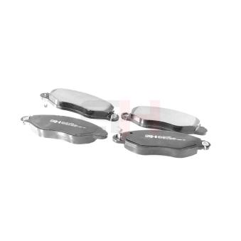 Jeu de 4 plaquettes de frein avant GH OEM 4095132