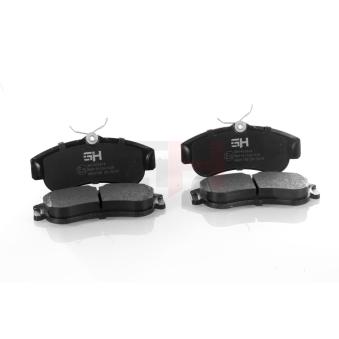Jeu de 4 plaquettes de frein avant GH OEM 410602F026