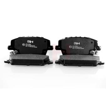 Jeu de 4 plaquettes de frein avant GH OEM 45022SMGE01