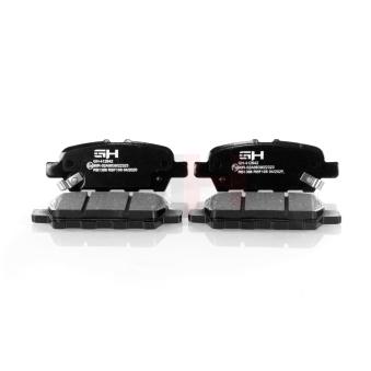 Jeu de 4 plaquettes de frein arrière GH OEM D40604BA0B