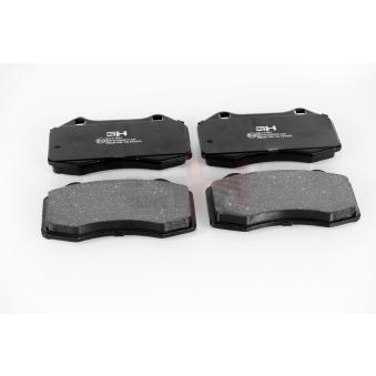 Jeu de 4 plaquettes de frein avant GH OEM 7701208218