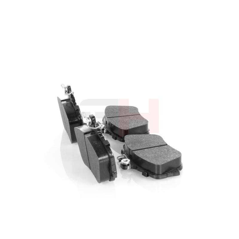 Jeu de 4 plaquettes de frein avant GH GH-413321 - Visuel 1
