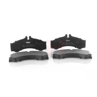 Jeu de 4 plaquettes de frein avant GH OEM 0034201720