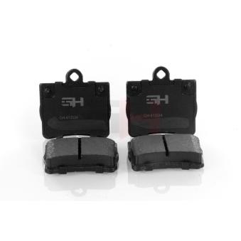 Jeu de 4 plaquettes de frein arrière GH OEM 0024205120