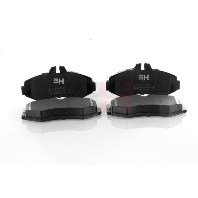 Jeu de 4 plaquettes de frein avant GH GH-413340 - Visuel 1
