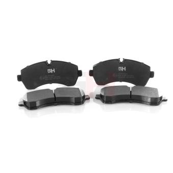 Jeu de 4 plaquettes de frein avant GH OEM 9064210300