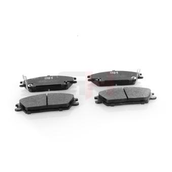 Jeu de 4 plaquettes de frein avant GH OEM 5810132300