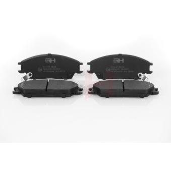 Jeu de 4 plaquettes de frein avant GH OEM 5810132300
