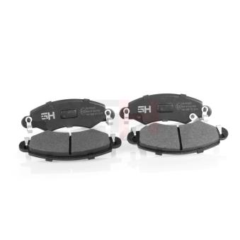 Jeu de 4 plaquettes de frein avant GH OEM 09212697