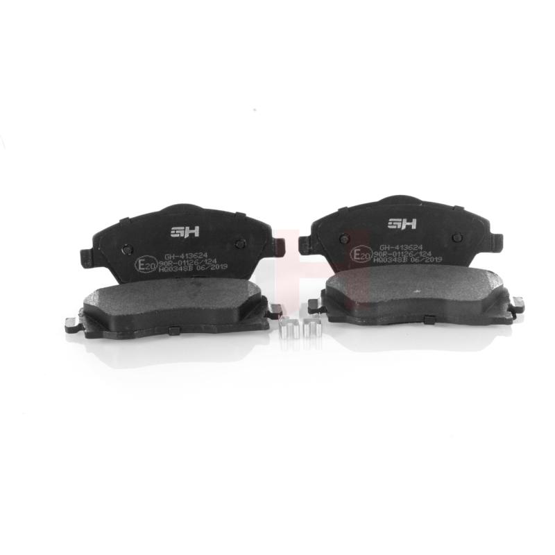 Jeu de 4 plaquettes de frein avant GH GH-413624 - Visuel 1