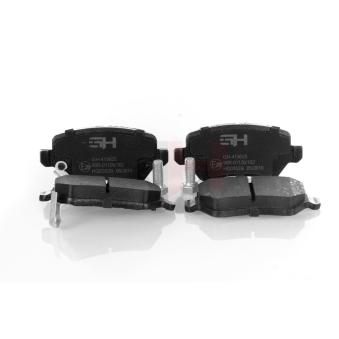 Jeu de 4 plaquettes de frein arrière GH OEM 1605967