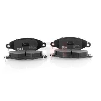 Jeu de 4 plaquettes de frein avant GH OEM 425319