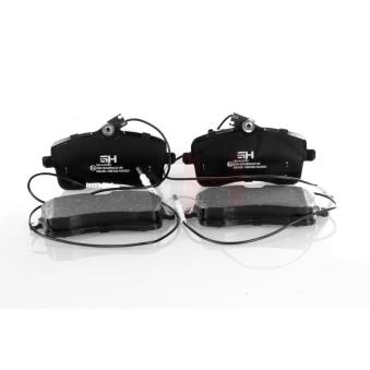 Jeu de 4 plaquettes de frein avant GH OEM E172236