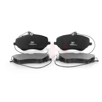 Jeu de 4 plaquettes de frein avant GH OEM E172596